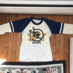 Vintage L.A. Rams Ringer/Baseball Tee
